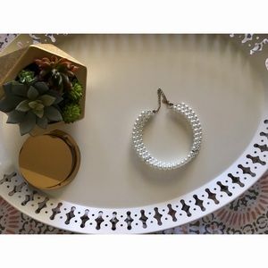 Gothic 3-Tier Simulated Pearl Choker